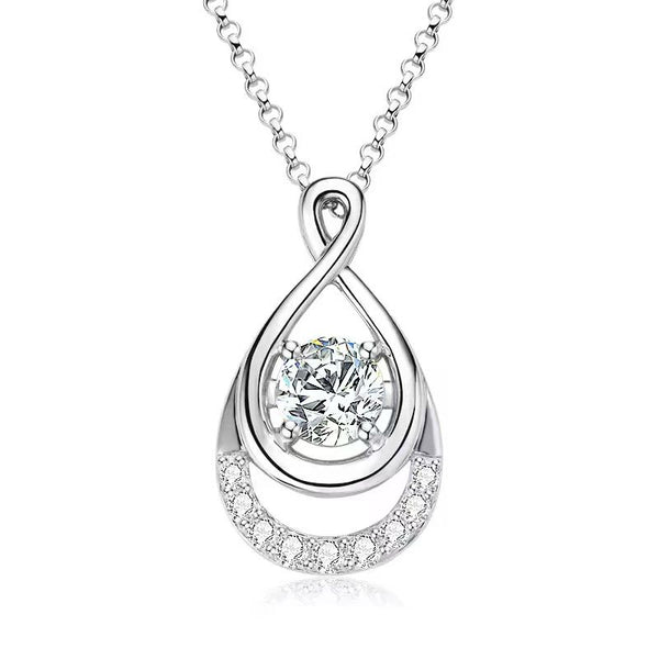 N017- Custom Moissanite Pendant Necklace