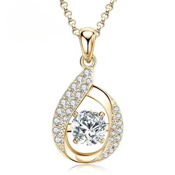 N019- Custom Moissanite Pendant Necklace