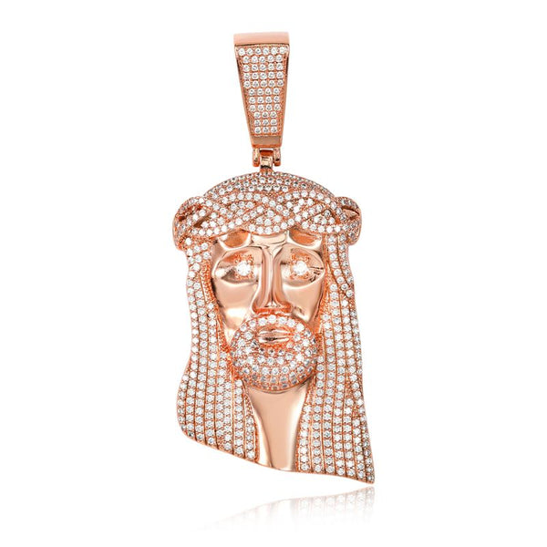 P2506- Moissanite Jesus Pendant